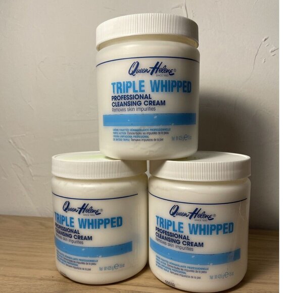 3x Queen Helene Professional Cleansing Cream, Triple Whipped & Extra Soft, 15oz - Picture 1 of 2